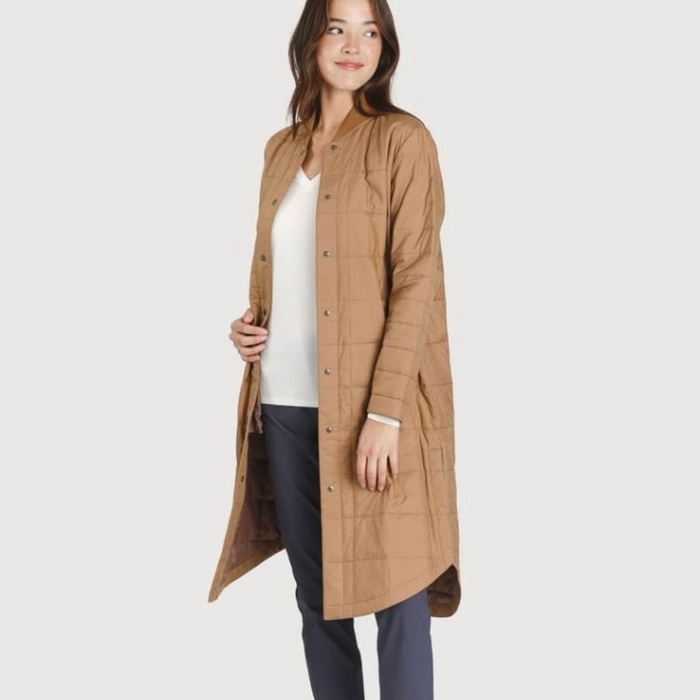 SOLD-Kit and Ace Brown Quilted Puffer Jacket